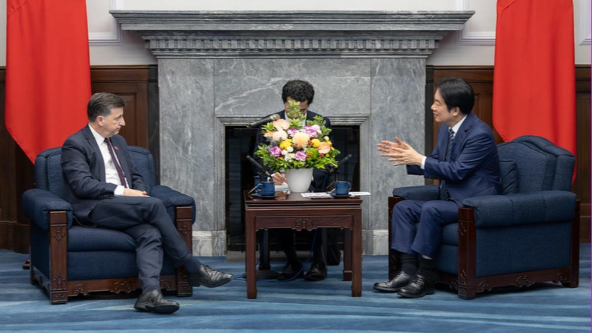 Taiwan seeks U.K. support for CPTPP bid (Courtesy of the Office of the President)