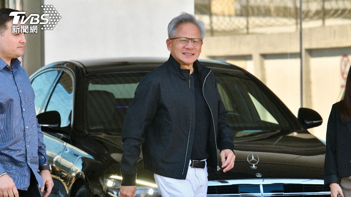 NVIDIA CEO visits Taiwan for AI talks (TVBS News)