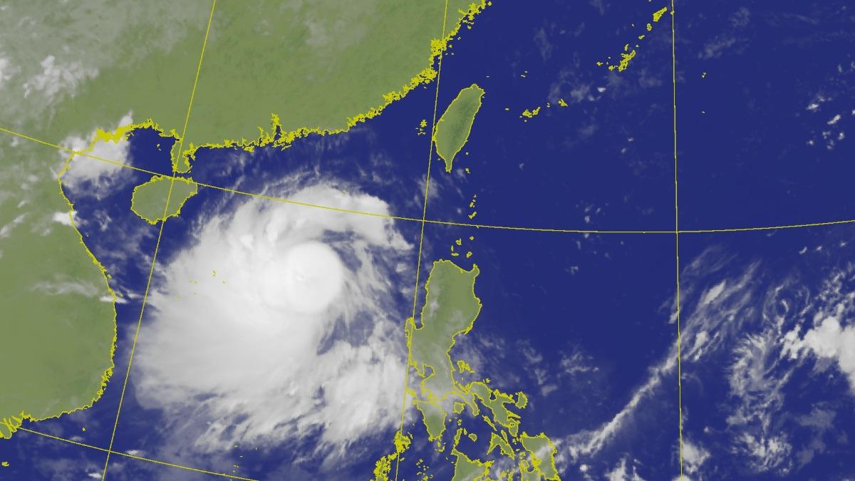 Taiwan expects thunderstorms despite typhoon’s distance (Courtesy of CWA)