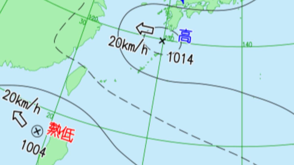 Scattered thunderstorms forecast across Taiwan as typhoons loom (Courtesy of Japan Meteorological Ag