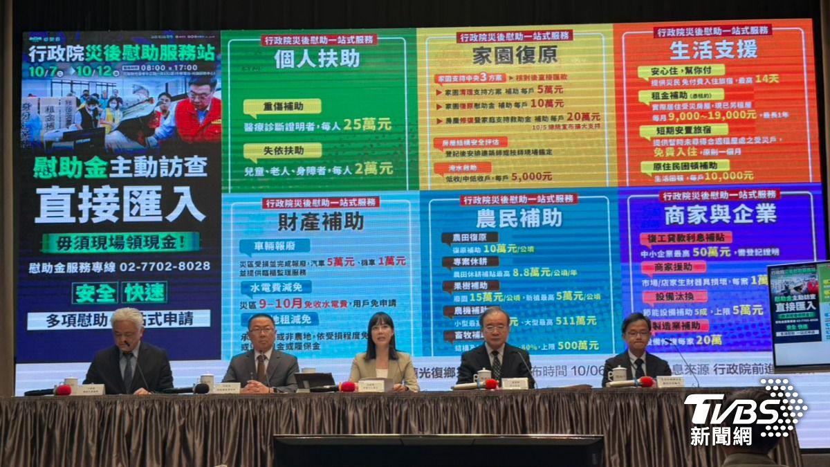 Taiwan government mobilizes disaster relief for residents (TVBS News)