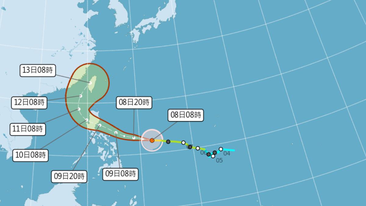 Taiwan faces rare November typhoon with torrential rains ahead (TVBS News)