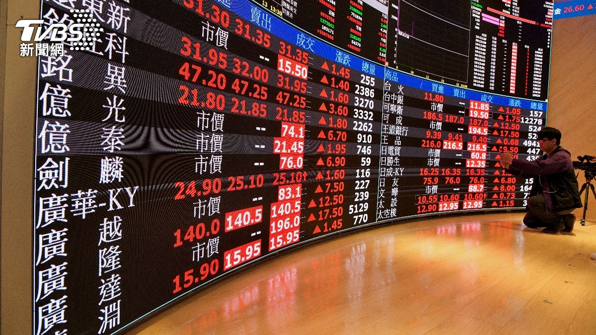 Taiwan stock exchange surges, closes up 846 points (TVBS News)