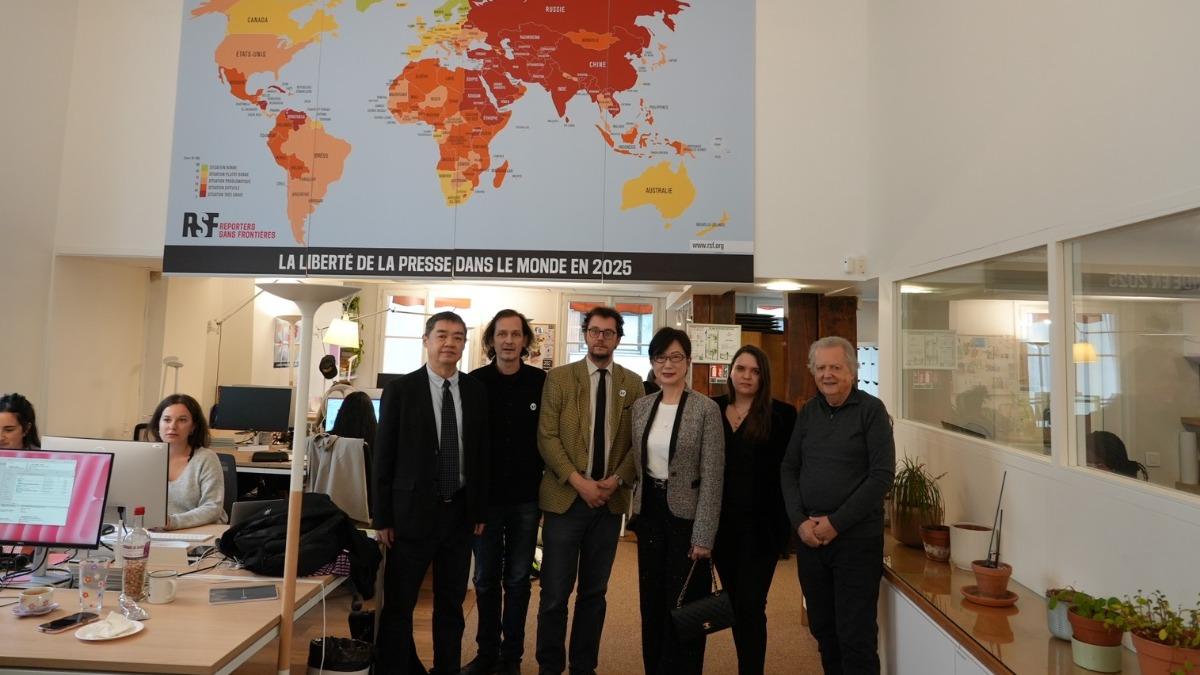 RSF praises Taiwan’s press freedom ranking at Paris meet (Courtesy of Reporters Without Borders)