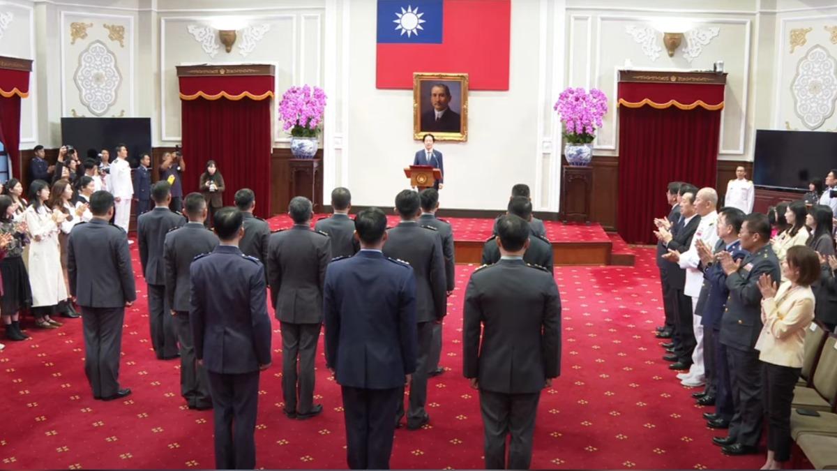 Taiwan president calls for modern defensive force (Screenshot of the Office of the President)