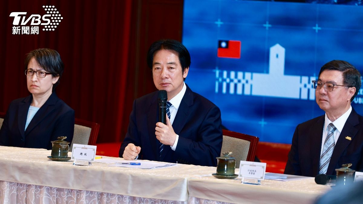 President Lai warns ’surrender’ bigger threat than China’s military (TVBS News)