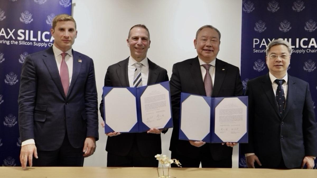 Pax Silica Declaration signed at Taiwan-U.S. dialogue (Courtesy of the Ministry of Economics Affairs