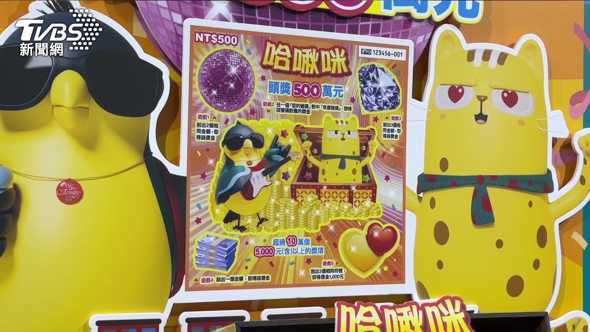 New scratch-off games offer NT$5 million top prize in Taiwan (Shutterstock)