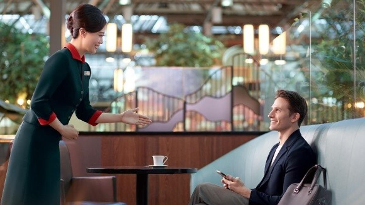 EVA Air unveils digital lounge service (Courtesy of EVA Air)