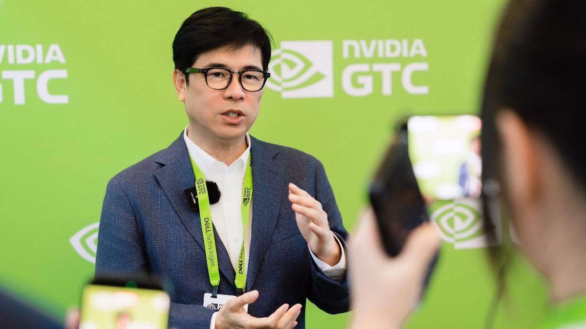 Kaohsiung mayor attends Nvidia GTC (Courtesy of Kaohsiung City Government)