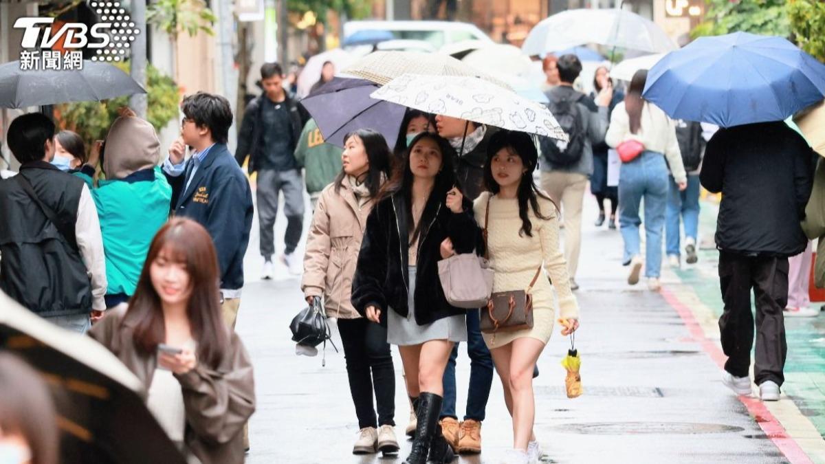 Rain forecasted for northern Taiwan (Courtesy of the CWA)