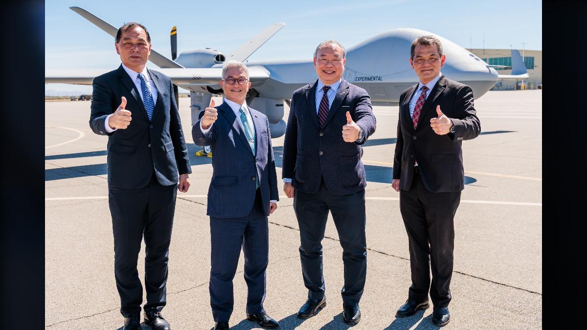 Taiwan unveils first MQ-9B drones (Courtesy of Ministry of National Defense)