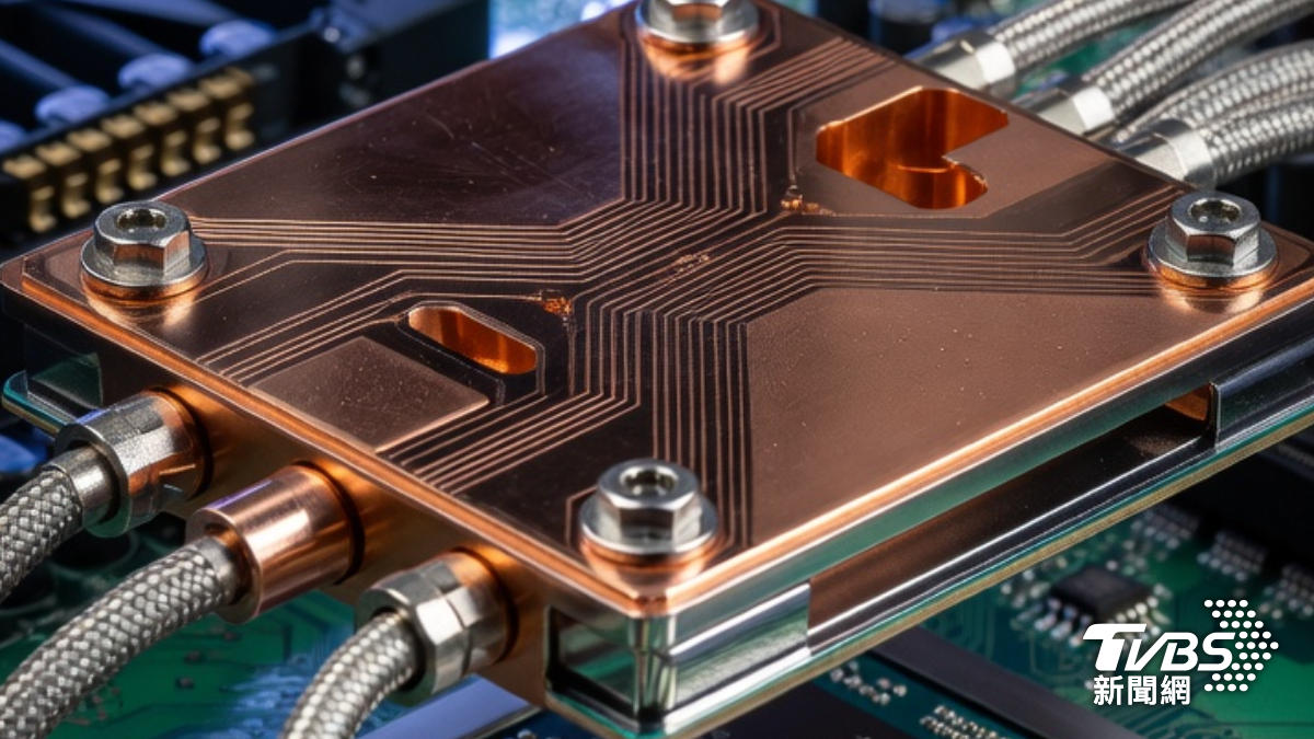 AI Server Cold Plate. (Image Courtesy of Richard Brown)