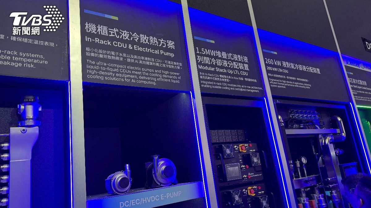 Delta unveils AI data center at Computex (TVBS News)