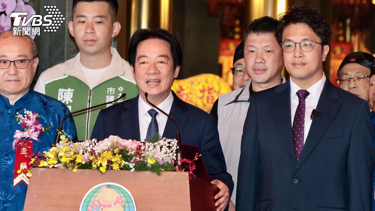 Lai questions Chiang’s flood response at Taoist ceremony in Taipei (TVBS News)