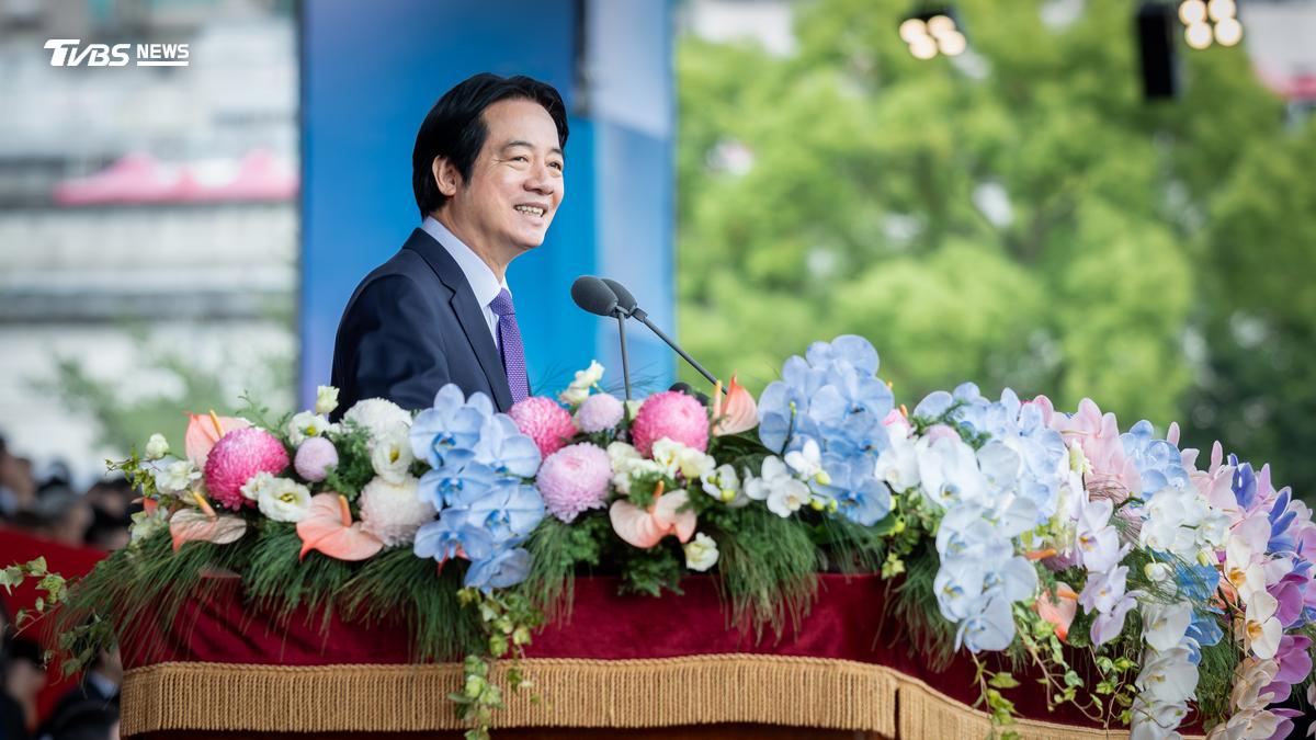 President Lai Ching-te delivers his national address in Taipei on Saturday Oct. 10, 2026. (Courtesy of Office of the President)